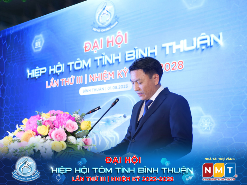 Tổng giám đốc - Tập đoàn Nam Miền Trung phát biểu tại Đại Hội